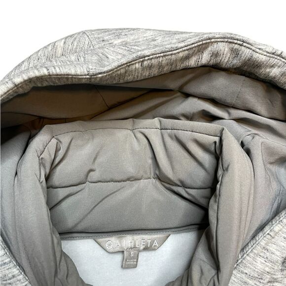 ATHLETA Victory PrimaLoft Hoodie Gray Size Small - Picture 10 of 11